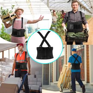 สายรัดพยุงหลังแบบปรับได้ น้ำหนักเบา ระบายอากาศได้ดี สำหรับงานยกของหนัก พร้อมสายรัดไหล่ - Product Image 5