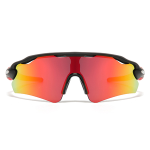 <span class=keywords><strong>Gafas</strong></span> Deportivas Universales de <span class=keywords><strong>Ciclismo</strong></span> de Material TR90 para Exteriores con Protección Antiluz Azul, Anti-Ultravioleta y <span class=keywords><strong>Antivaho</strong></span> en Verde/Blanco/Rojo - Product Image 4