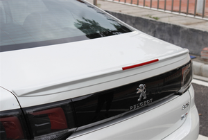 Becquet arrière noir brillant en plastique ABS, aileron postérieur réfléchissant fait de matériau plastique adapté à la <span class=keywords><strong>Peugeot</strong></span> <span class=keywords><strong>308</strong></span>, pour modèle 2016, 2019 — <span class=keywords><strong>308</strong></span> - Product Image 6