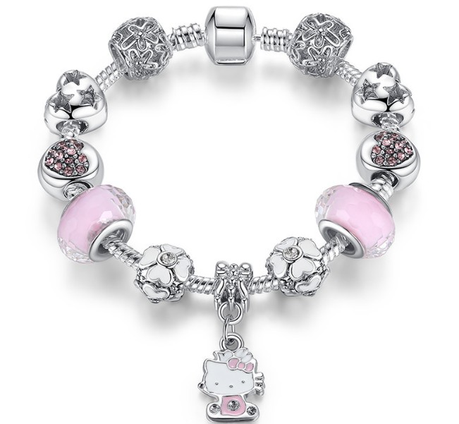 Parure de bijoux enfant Hello Kitty bracelet collier bagues licence