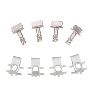 Ford Engine Hood Mounting <b>Brackets</b> Thumb Pins Screws Nuts Alloy Steel 4501 BB5Z-00817-A - Product Image 4