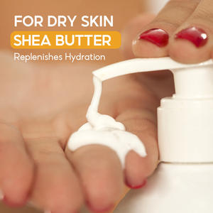 Marque privée OEM Bouteille <span class=keywords><strong>de</strong></span> compression biologique à la vitamine E <span class=keywords><strong>de</strong></span> 300ml <span class=keywords><strong>de</strong></span> beurre <span class=keywords><strong>de</strong></span> karité crème lotion pour le <span class=keywords><strong>corps</strong></span> blanchissante pour adultes soins corporels - Product Image 4