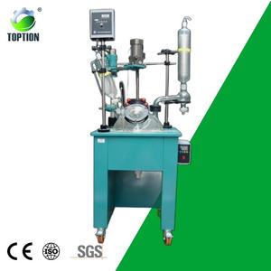 หม้อปฏิกิริยาแก้วแบบมีแจ็คเก็ต ขนาด 1 ลิตร-250 ลิตร ผู้ผลิตเครื่องปฏิกิริยาเคมี ได้รับการรับรองมาตรฐาน ISO CE แรงดันไฟฟ้า 110V-230V รับประกัน 1 ปี - Product Image 3