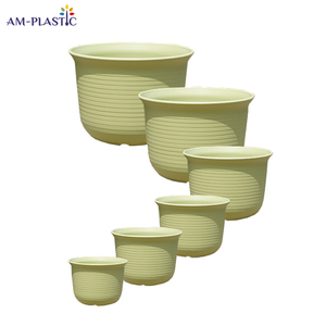 Vasi Moderni Rotondi in Plastica PP <span class=keywords><strong>per</strong></span> Semina, Colore Personalizzabile, <span class=keywords><strong>per</strong></span> Piante Grasse, Talee e Trapianti, Uso Domestico e Giardino - Product Image 5