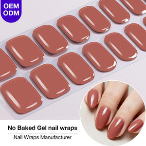 Oferta Especial: Esmalte de <span class=keywords><strong>Uñas</strong></span> en Gel sin HEMA, No Tóxico, sin Lámpara UV, 22 Tiras de Adhesivos para <span class=keywords><strong>Uñas</strong></span> en Gel SIN UV - Product Image 2