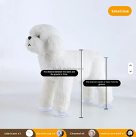 Jouet pour chien réaliste, écologique, moderne, luxueux, en peluche douce, en silicone, interactif, lavable, durable, sûr, anti-stress, vibrant