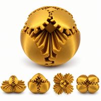 Interactive Fidget Ball Multicolor Rotating Gear Mechanism Colorful Plastic Spinning Fidget Ball Portable Desk Accessory