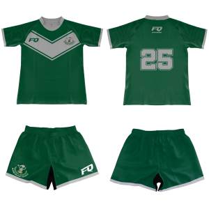 FQカスタム昇華マオリラグビーリーグセットトレーニングトップジャージーとショーツ男性用の新しいスタイリッシュなラグビーキットラグビーユニフォーム - Product Image 6