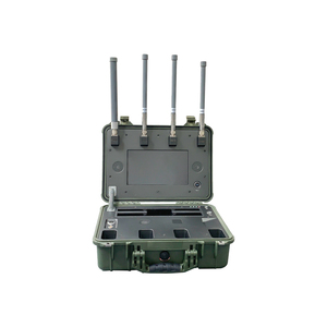 เครื่องตรวจจับโดรนแบบพกพา 900M, 1.4G, 2.4G, 5.2G, 5.8G คลื่นความถี่ที่สำคัญ ระยะตรวจจับ 5 กม. ตรวจจับพร้อมกันได้มากกว่า 30 โดรน 360 °   พื้นที่อากาศเต็มรูปแบบ - Product Image 1