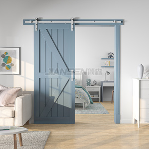 Bộ phụ kiện cửa trượt chữ J màu trắng bán buôn 6.6FT/2m, bộ ray và con lăn cho cửa đơn và cửa đôi - Product Image 3