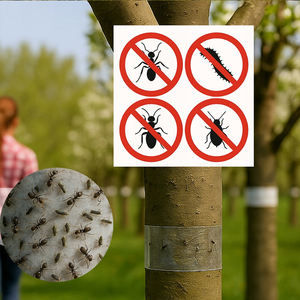 Ruban <span class=keywords><strong>anti</strong></span>-insectes auto-adhésif EONBON pour arbres et jardins, piège à insectes collant pour arbres - Product Image 4