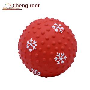 Il più caldo di natale in lattice per animali domestici giocattolo da masticare auto-intrattenimento Snow Globe addestramento per cani allevia gli effetti sonori della noia forniture per animali domestici ossa - Product Image 6