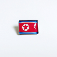 Badge en émail personnalisé du drapeau du Maroc, broche en métal pour souvenir touristique, événement festif, conférence et récompense scolaire