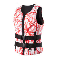Gilet de sauvetage unisexe en mousse PVC néoprène, magnifique imprimé camouflage arc-en-ciel pour le surf et la natation, produit de vente en gros