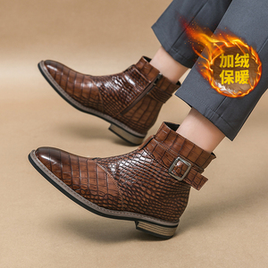 Stivaletti da <span class=keywords><strong>uomo</strong></span> britannici Casual autunno inverno stivali Chukka corti taglie forti - Product Image 2