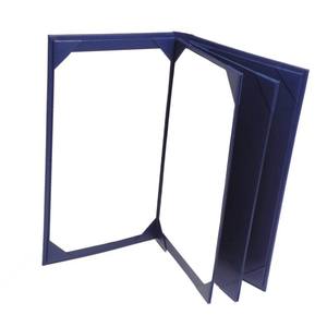 Fundas de menú de cuero PU A4/8,5x11 pulgadas para restaurantes - Product Image 1