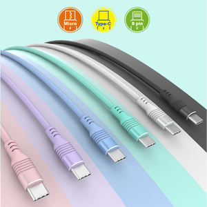 Cable de Datos USB Tipo-C con Trenzado de TPE/Nylon, Carga Rápida de 2.4A para Teléfono Móvil e Impresora - Product Image 6