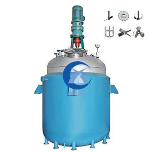 Reaktor Tangki Pengaduk Kontinu Baja Tahan Karat Berjaket Kimia Cstr Tangki Pengaduk Pemanas Listrik Baja Tahan Karat 500L 1000L - Product Image 1