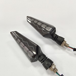 Intermitentes LED Secuenciales para Motocicleta SX, 12V, Universales, de Doble Color, con Efecto de Agua Corriente en Forma de Corazón - Product Image 2