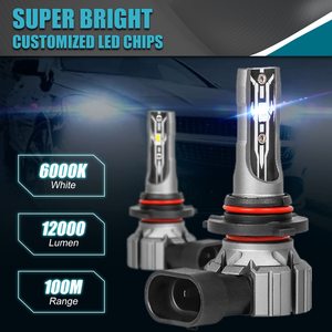 หลอดไฟหน้า LED 9005 9006 6000K แสงสีขาวเย็น สำหรับอัพเกรดไฟหน้ารถยนต์นิสสัน พาโทรล แบบเสียบใช้งานได้ทันที - Product Image 4