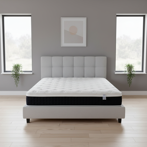 Colchón grado hotelero <span class=keywords><strong>premium</strong></span>, espuma baja densidad, superficie acolchada, suave, tejido transpirable y antiácaros - Product Image 2