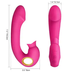 Vibromasseur de langue à 10 fréquences, masturbateur féminin, léchage de langue, point G, vibrateur gode vibrateur