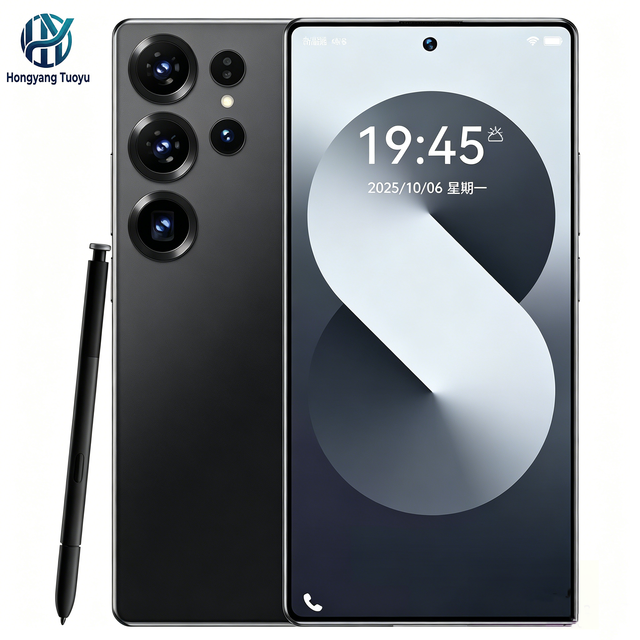 2026 New 25 Ultra 5G Smartphone 16G+1TB Global 5G Cell Phones 7.3" Flash Memory Built-in Pen Design Multi-language Supported