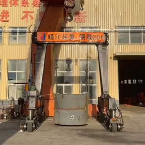 מנוף גשר הידראולי בעל הרמה גבוהה של באו ווי, מסוג מסילה/צמיגים, גובה הרמה 30 מטר, קיבולת 1000 קילוגרם, לטיפול חיצוני ופירוק. - Product Image 5