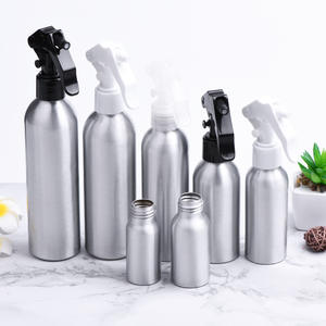 Vente en gros 50ml 100ml 120ml 150ml 200ml 250ml Flacon vaporisateur de parfum cosmétique en aluminium vide argenté - Product Image 3