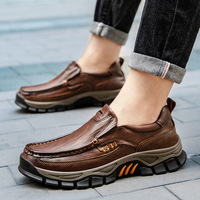 Chaussures de randonnée antidérapantes à semelle en caoutchouc massif, décontractées, grande taille, pour hommes, vente en gros d'usine