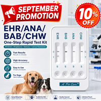 Kit de test de diagnostic rapide combiné pour chiens EHR ANA BAB CHW, pour la détection de la maladie de la peste canine, usage vétérinaire en laboratoire