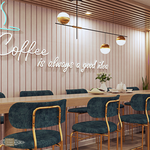 Moderno personalizado cafetería mostrador diseño restaurante decoración fabricante para CAFÉ Tienda de pie escaparates producto - Product Image 6