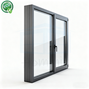 Kính cường lực bán buôn nhà ban công tiêu chuẩn đu cửa sổ kính bên trong hoặc bên ngoài Mở Cửa Sổ Khung nhôm - Product Image 3