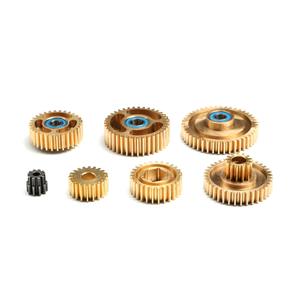 Juego de engranajes de transmisión de caja de cambios de metal para camión Tamiya 1/14 RC. Piezas de mejora, alta resistencia, ajuste de precisión, funcionamiento suave, ruido <span class=keywords><strong>Re</strong></span> - Product Image 1