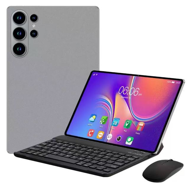 High Quality 10.1 Inch S27 ultra Tablet Big Screen 16G+1TB Android 15 Tablet PC With Keyboard and Mouse for Adult KID Study Use