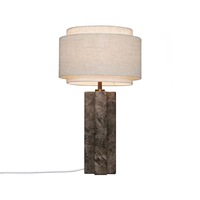 Lustre moderne en marbre blanc de luxe léger, style chinois et européen pour escalier, salon et salle à manger
