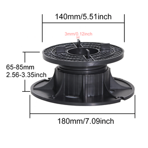 Système de socles pour carrelage de balcon Taurus Factory Direct pour carrelage de balcon sur socles, installation de revêtement de <span class=keywords><strong>sol</strong></span> extérieur - Product Image 2