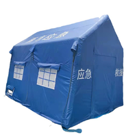 Grande tente de camping gonflable de luxe pour 5 à 7 personnes, imperméable, en Oxford, durable, hermétique, avec une structure à une chambre, pour les aventures en plein air