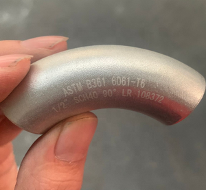 Ngắn bán kính 6061 nhôm phụ kiện đường ống ngắn bán kính khuỷu tay - Product Image 3