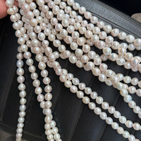 Chaîne de perles naturelles baroques rondes blanches Edison colorées de 11-12 mm, produit semi-fini, environ 40 cm de long