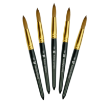 Vente chaude Nail Allemagne Manucure Stylo Pure Sable Kolinsky Acrylique Nail Art Brosse Avec Manche En Bois