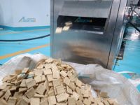 Machine de traitement de la viande végétarienne de soja et de cacahuètes, ligne de traitement des protéines de soja à Double vis