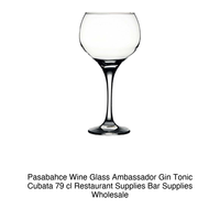 Verre à Gin Tonic Cubata Ambassador 79 cl H 23,2 cm Ø 12 cm Pasabahce