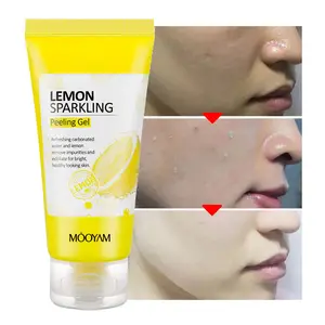 Yüz Peeling Peeling jeli yüz fırçalayın derin temizlik ölü hücreleri kaldırmak pürüzsüz nemlendirici cilt Exfoliator krem temizleyici