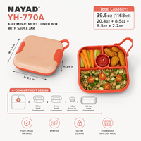 Boîte à lunch pour enfants en plastique sans BPA, résistante aux micro-ondes, étanche, avec un ensemble de couverts, boîte à lunch bento de dessin animé pour les élèves