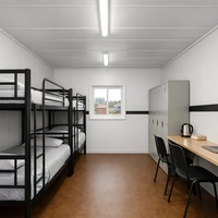 Kit de maison modulaire préfabriquée, mini-maison en kit, maison conteneur pour camping et complexe hôtelier Ray-Zen