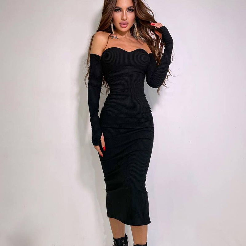 slim fit dress slacks Black Pinafore Dress – Fashion World ZA main image 0