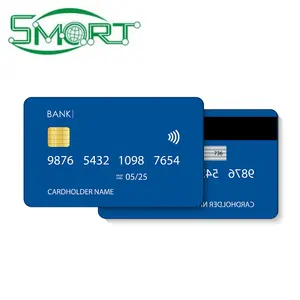 Dual Interface Contact Contactless Bank Card Smart Card Certified EMV Chip Payment Card