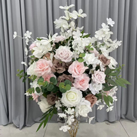 Seiden-Kunstblumenarrangement Tischdekoration Hochzeit Weihnachten Muttertag Gemischte Blumen Handgefertigt Natürlich Realistisch
