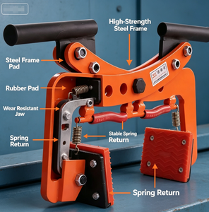 <span class=keywords><strong>Pince</strong></span> à bordure réglable multi-trous à ressort autobloquant pour la construction routière - Product Image 1